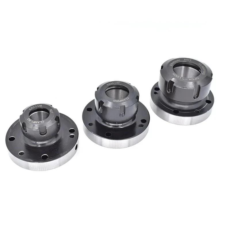 

4-Axis Mini Flange Collet Chuck - ER16/25/32/40/50 Fixture for Milling & Turning Tools