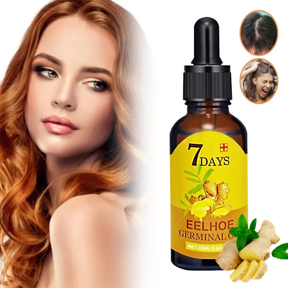 

10ml Ginger Hair Growth Oil Natural Essentail Anti-Hair Loss Treatment Hair Hydrating Growth Nutrient Solution Care Products