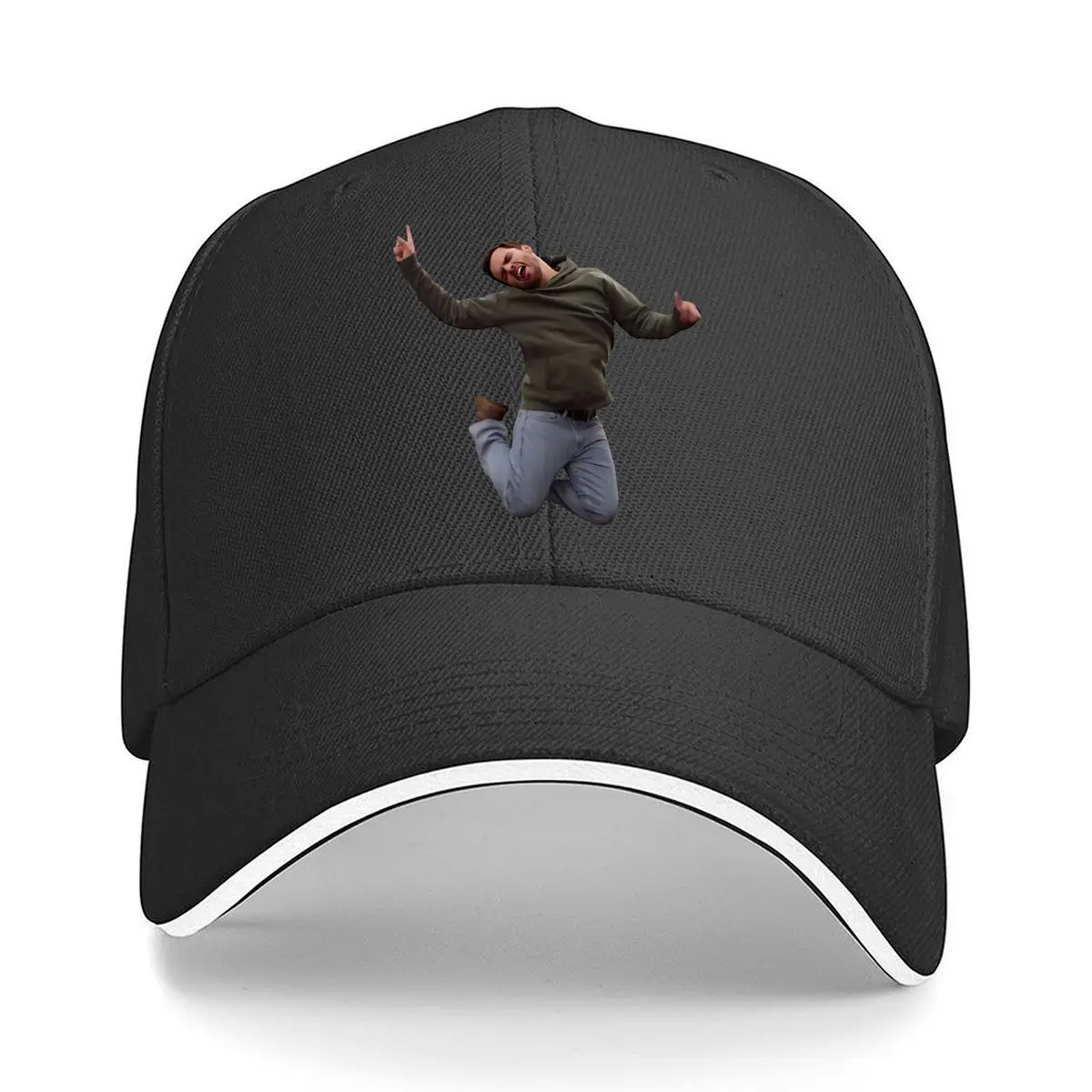 

Jump - Playful, Action - Themed Design Sandwich Baseball Cap