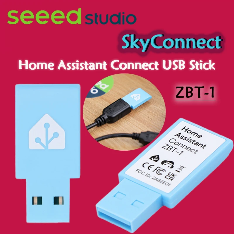 

USB-накопитель Home Assistant SkyConnect — универсальный, совместимый с Zigbee/Thread/Matter, идеально подходит для умного дома
