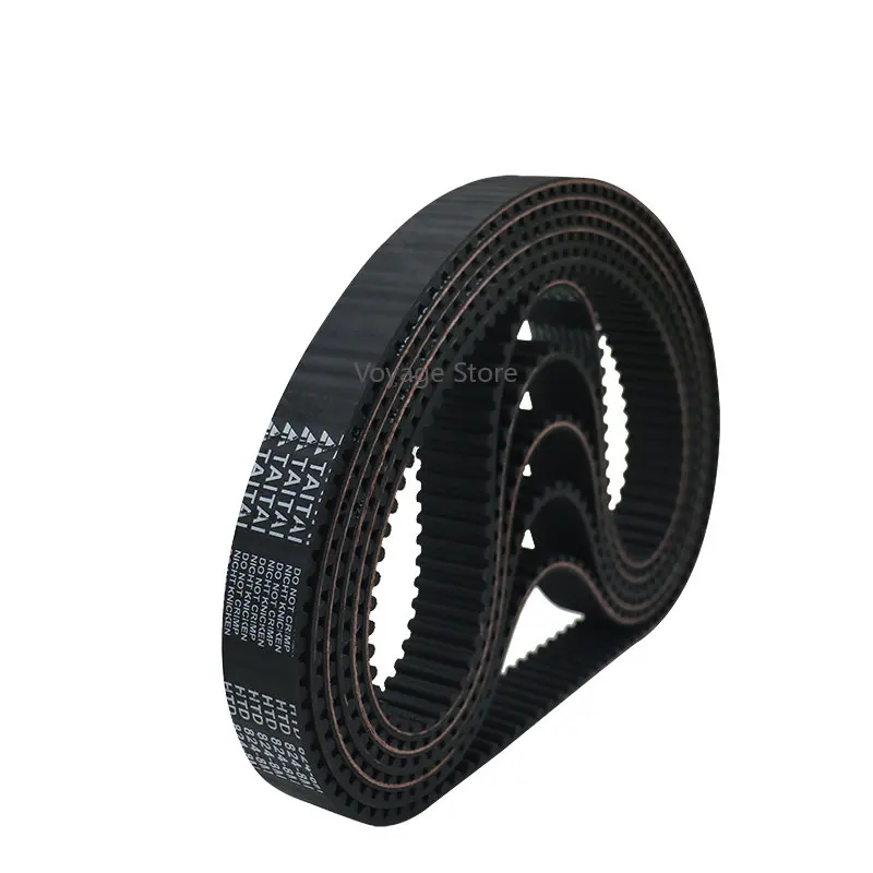 Timing belt S3 M5M8MXLXH rubber double-sided toothed transmission wheel polyurethane custom link is not communicated,no shipment