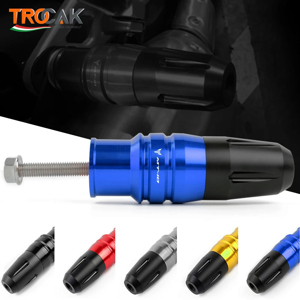Für Yamaha MT10 SP 2016 2017 2018 2019 2020 2021 2022 2023 CNC Rahmen Auspuff Slider Crash Fallen Schutz Crash Pad MT 10 SP
