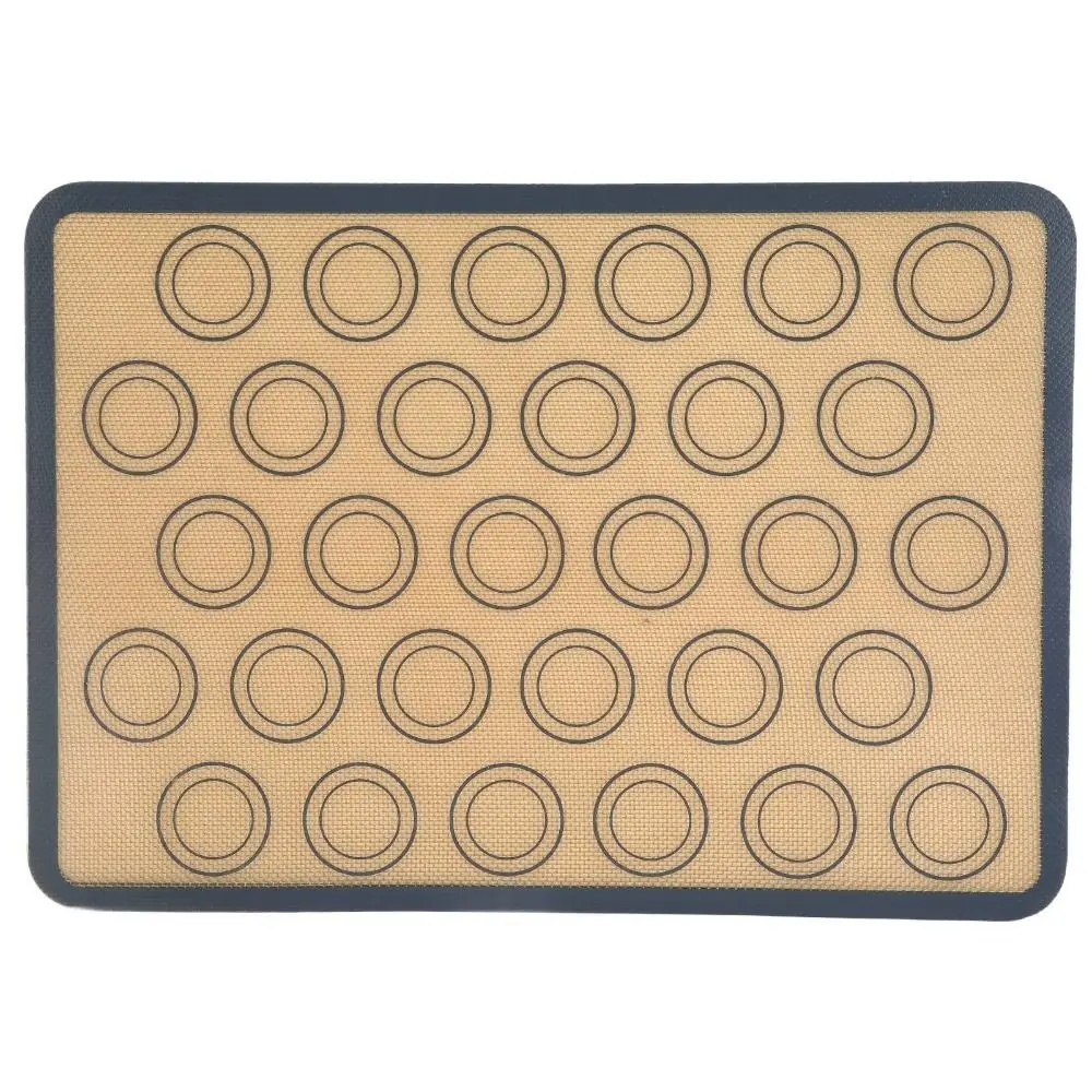 Food Grade Silicone Silicone Baking Mat Fiberglass Heat Resistant Cookie Baking Mat Non Stick Macaron Baking Mat