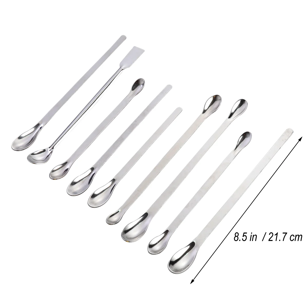 9 in Mixing Scoop for Kitchen Micro Lab Laboratory Spoon Sampling Spatula Single Head