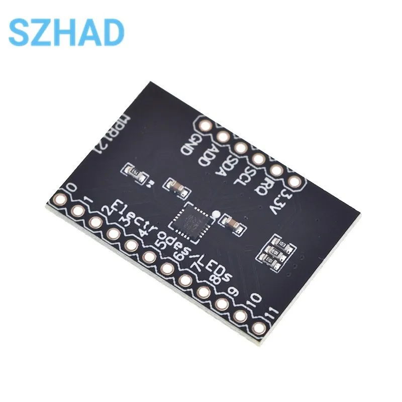 MPR121 Breakout V12 Capacitive Touch Sensor Controller Module I2C Interface Keyboard Development Board For Arduino