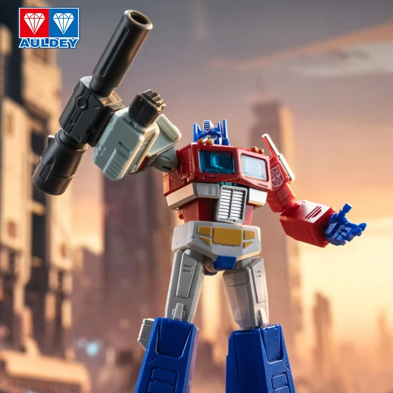 AULEDY Optimus Prime Transformerend robotspeelgoed, ABS-kunststof, zeer bewegend actiefiguur, voor kerstcadeau voor jongens, bestseller