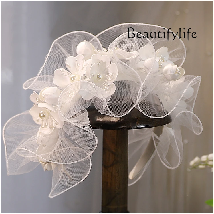 Flower Lace Headband Wedding Accessories Mori Versatile Going Out Hair Accessories