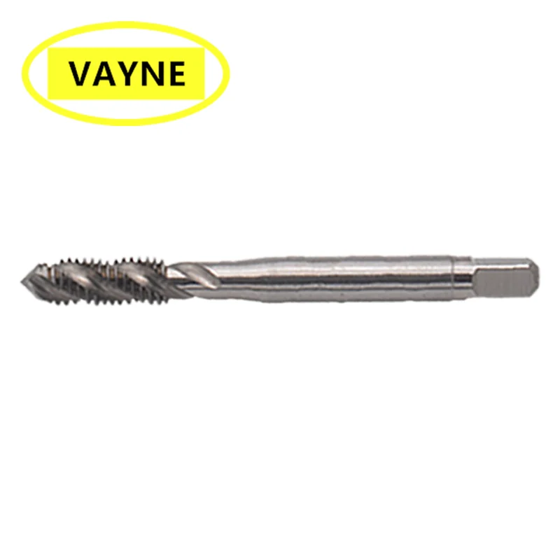 VAYNE HSSE Metric General Application Spiral Fluted Taps M6*1 and machine Fine Thread screw tap M6*0.5/0.75/0.35