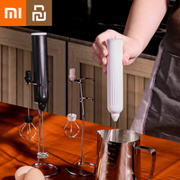Xiaomi Youpin Electric Milk Frother Wireless Milk Foamer Coffee Whisk Mixer Egg Beater Mini Frother Handle Stirrer 3 Speeds New