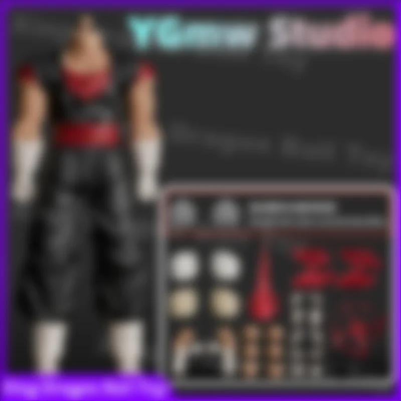 

COMING SOON! YGmw Studio Dragon Ball Z SHF-Style Vegetto 3.0 1/12 Action Figure Anime Character Figures
