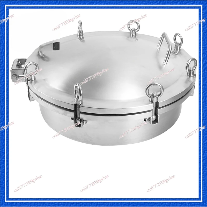 304 Slotted Flange Pressure Manhole, Stainless Steel Quick-opening High Pressure Manhole Cover Reactor Boiler Accessories