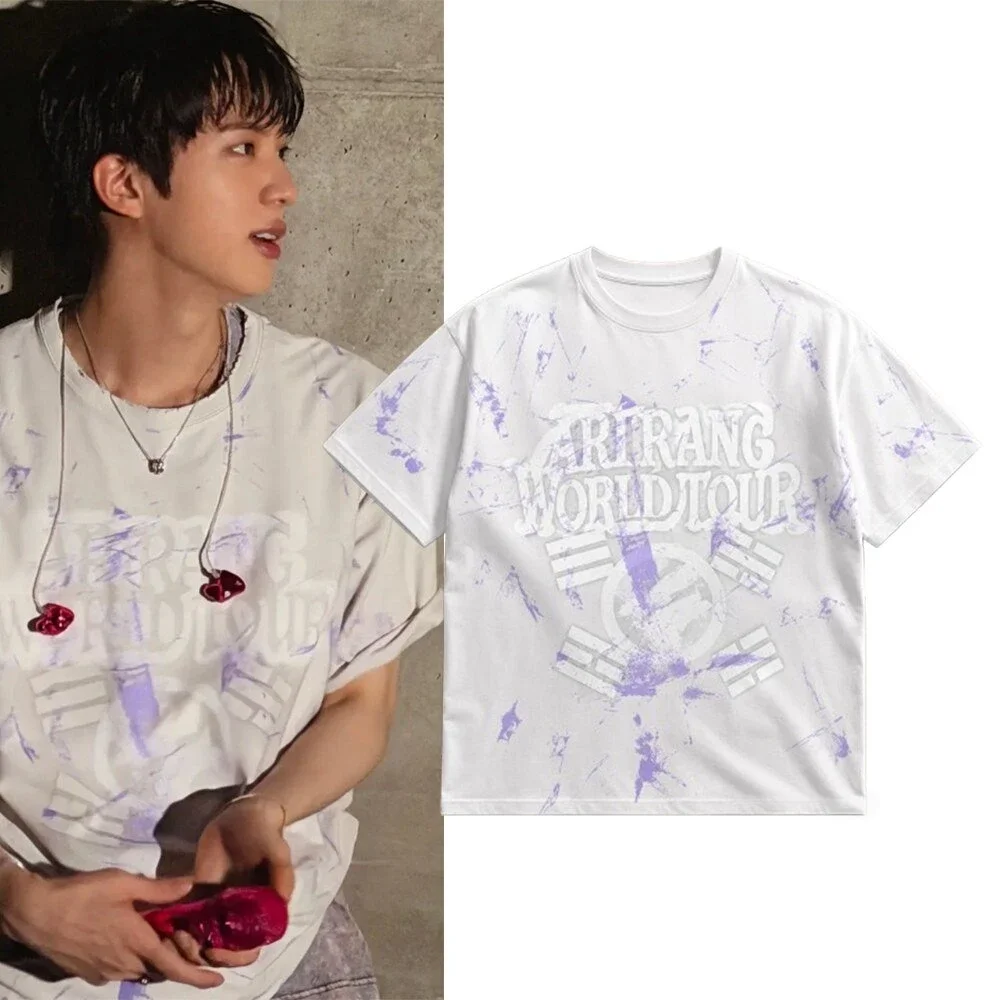 2026 World Tour Konzert Print ARIRANGT-Shirt für Männer und Frauen, Sommer, Oversize-Shirt, atmungsaktiv, schnelltrocknend, Familien- und Kinderbekleidung – Detail 3
