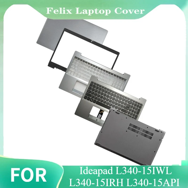 

NEW Laptop LCD Back Cover Front Bezel Palmrest Bottom Case Hinge keyboard For Ideapad L340-15IWL L340-15API