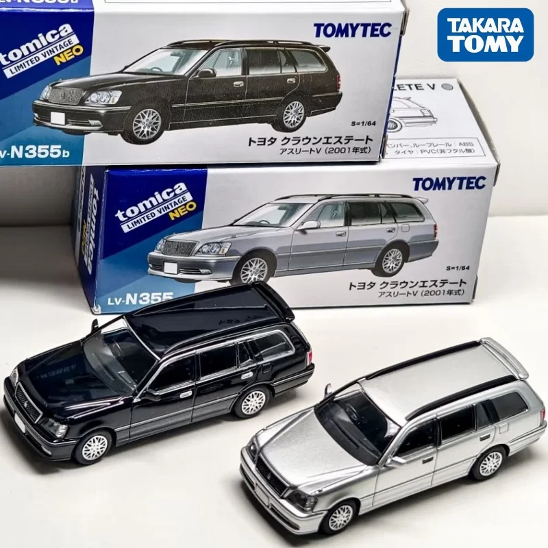 

TAKARA TOMY TOMYTEC TLV-N355a/b Toyota Crown 01 Alloy Motor Vehicle Toy Die-casting Metal Model Collection Boy Gift