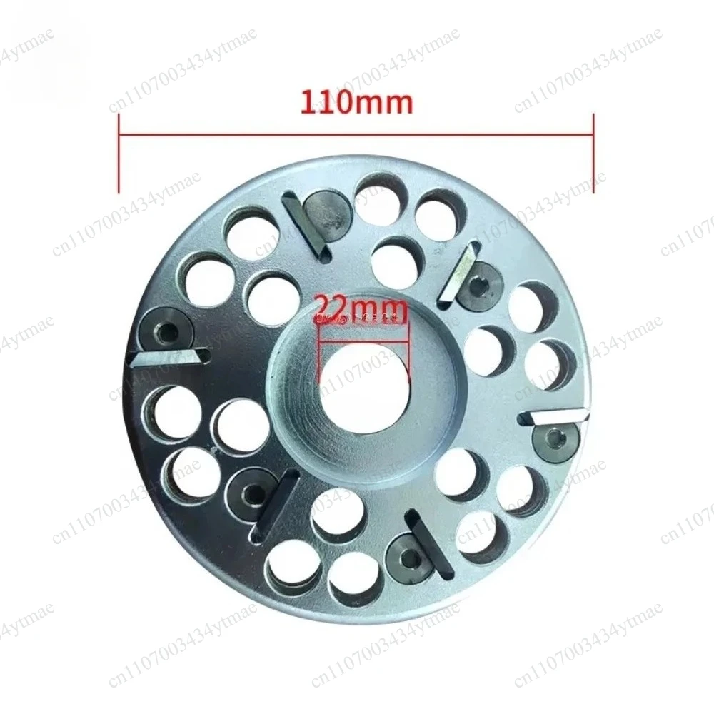 6 Blades Hoof Trimming Disc for Cattle Hoof Trimming Machine Outer Diameter 110mm Inner Diameter 16mm 22mm Farm Livestock Parts