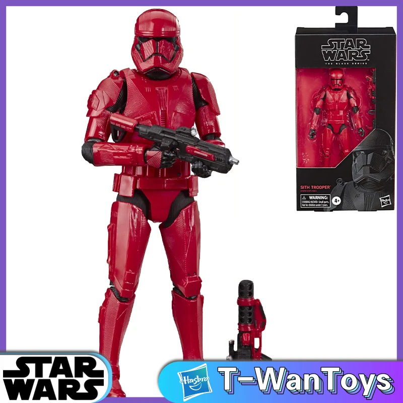 Star Wars The Black Series Sith Trooper Toy 6-Inch Scale The Rise of Skywalker Collectible Action Figure by Hasbro, Ship Now