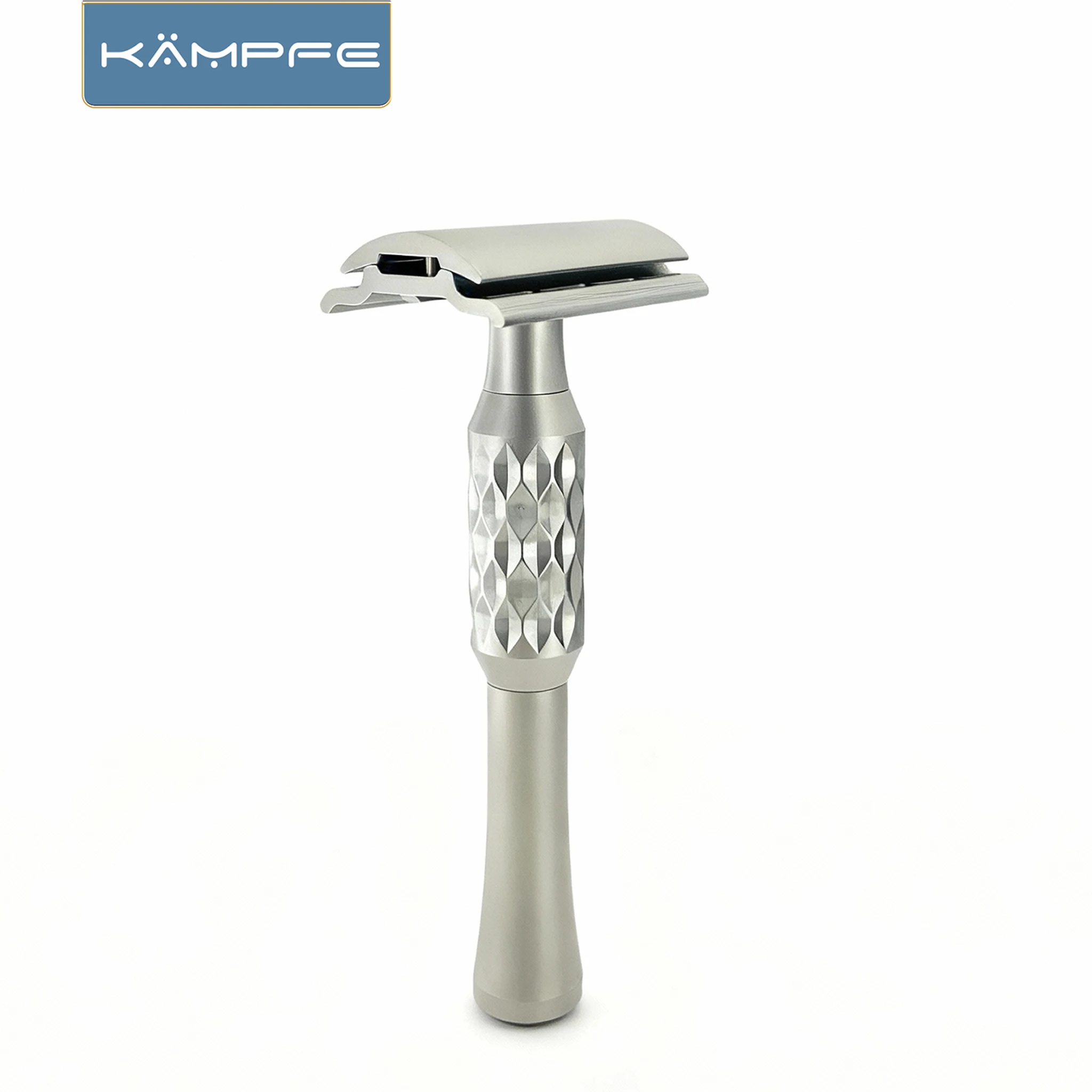 KAMPFE Stainless Steel Safety beard  CNC - processed Smooth Shave Double-sided razor gifts for men