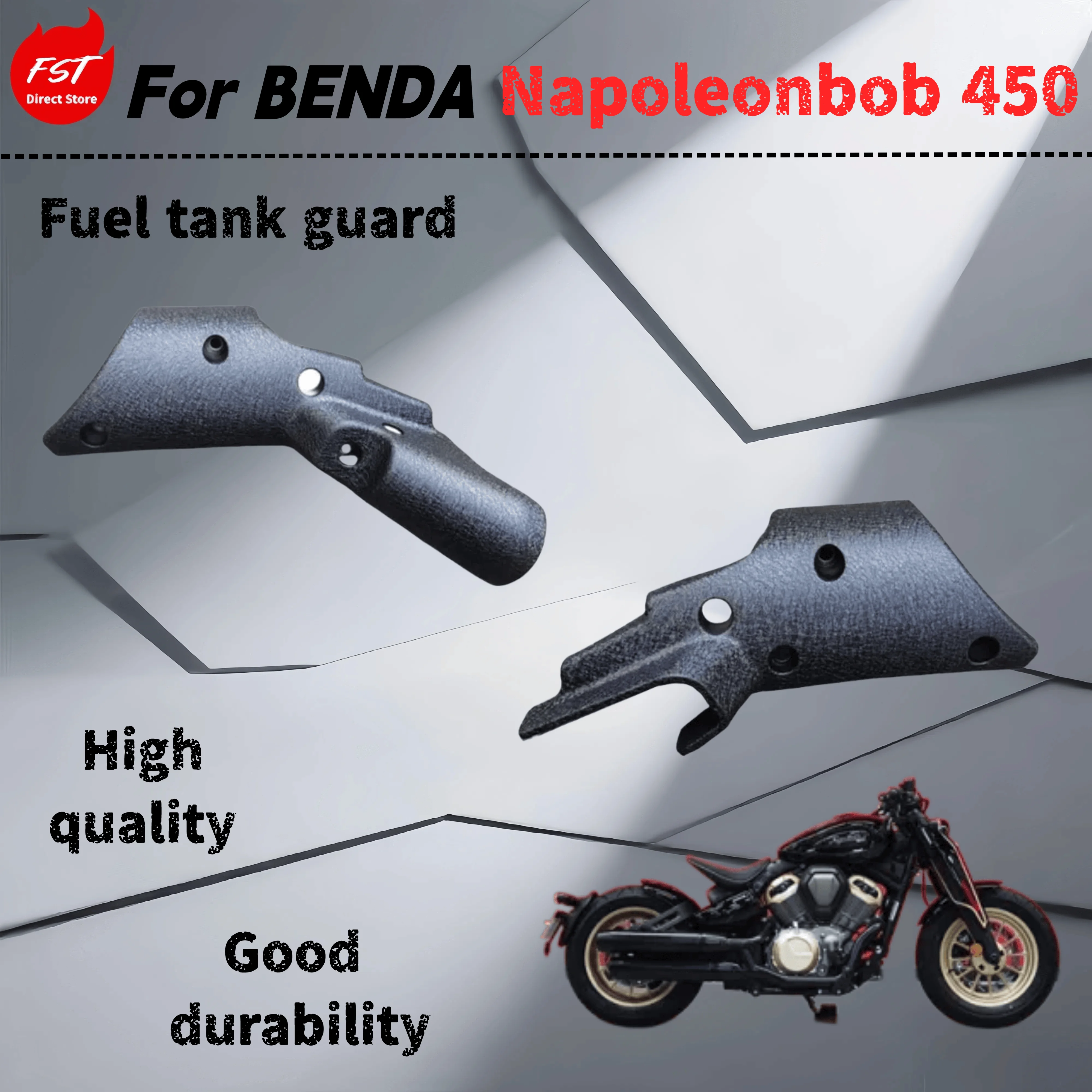 

For Benda Napoleonbob 450 tank sides and rear inner guards cover housing parts non-destructive installation
