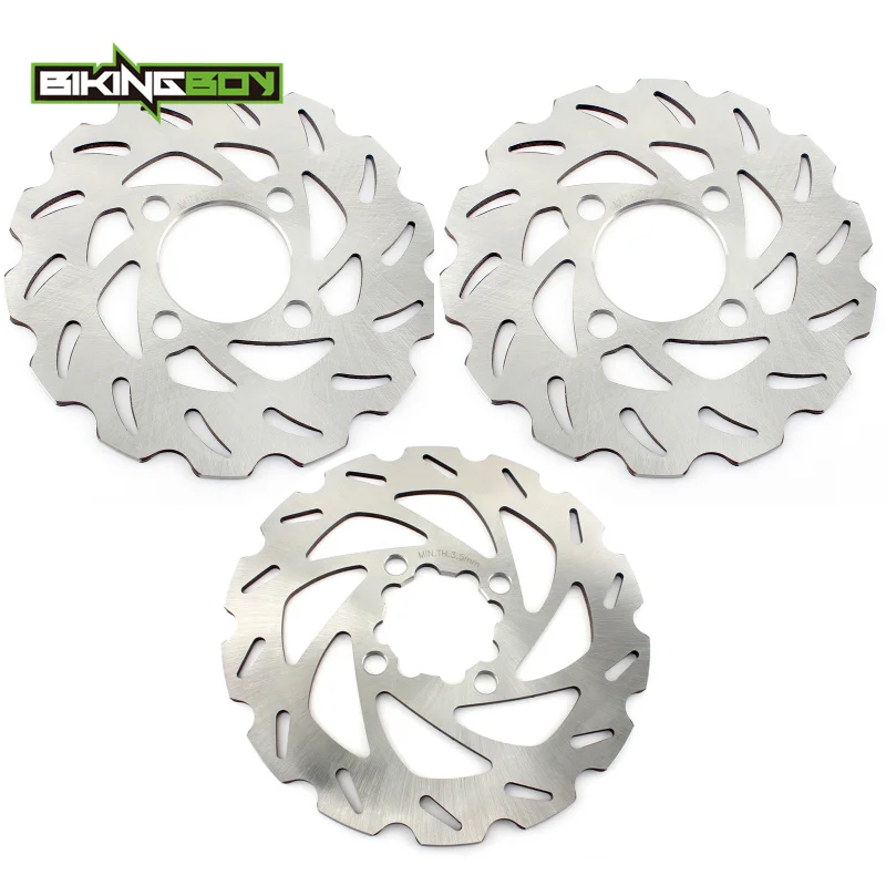BIKINGBOY Передние и задние тормозные диски Роторы Raptor YFM700 R 06-22 YFM700 RSE 07-12 YFZ 450 06-12 YFZ 450 R 09-22 10 11 13 14 15 16