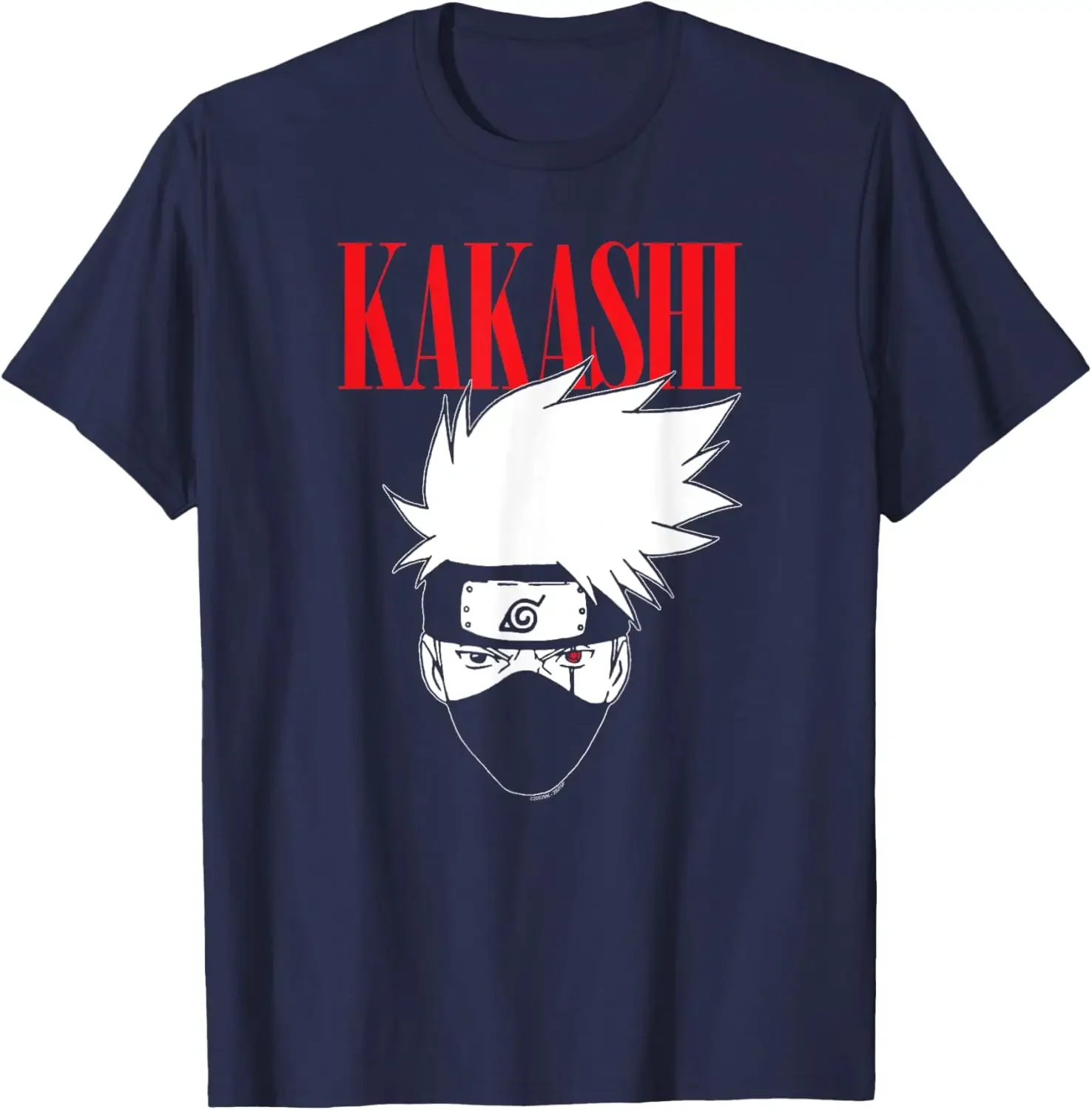 تي شيرت MINISO X Naruto Kakashi طويل القامة