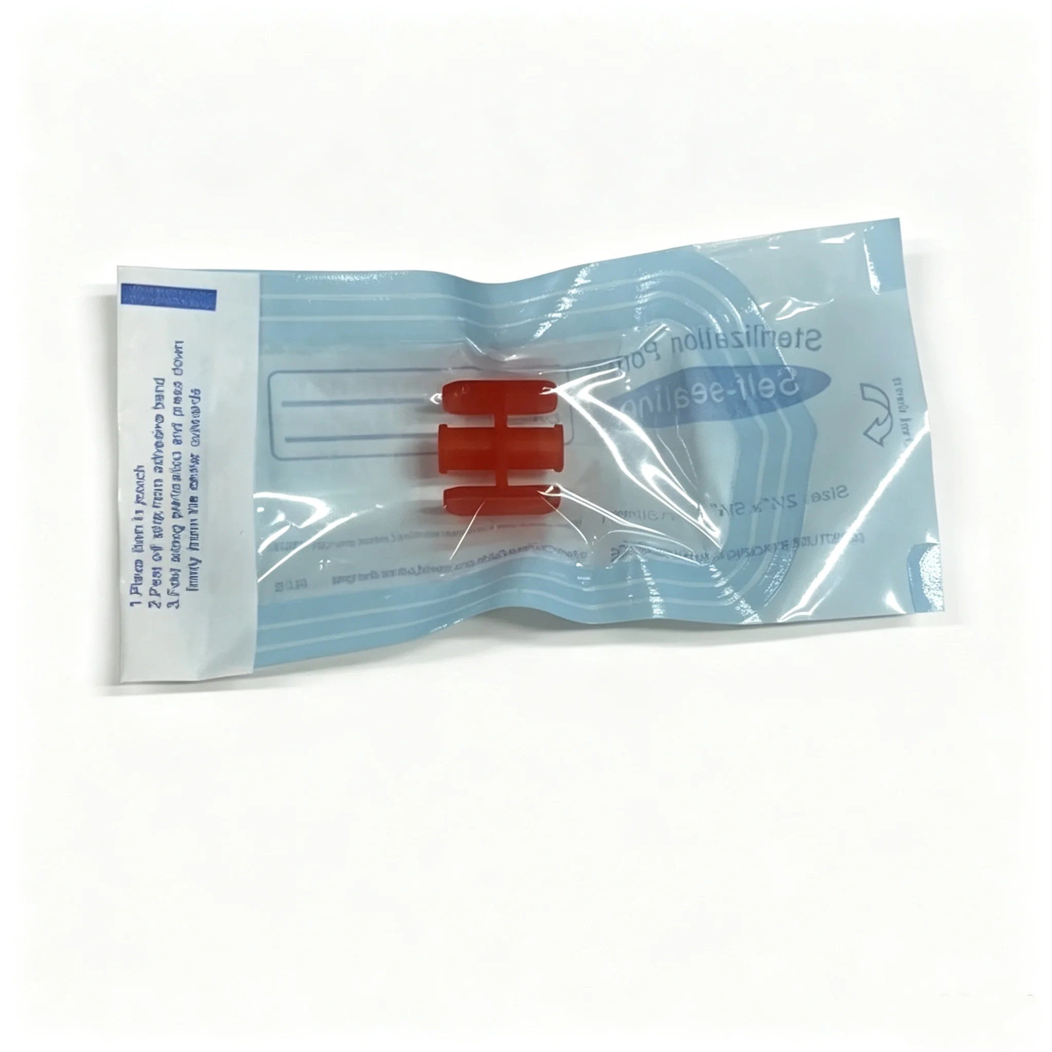 20/50/100Pcs Disposable Red Luer Lock Syringe Connector Individual packaging Plastic Secure Lock Connection Fitting Leak Proof