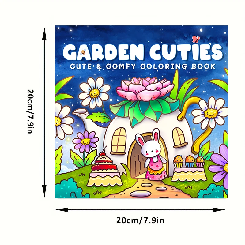 Libro para colorear estilo Cutie de 28 páginas para adultos |   Libro para colorear, útiles de dibujo para Navidad, Acción de Gracias