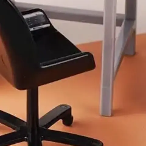 

1 Set 1/12 Dollhouse Miniature Computer Keyboard Desk Chair Kit Home Study Room Furniture Decor Micro Scene Props