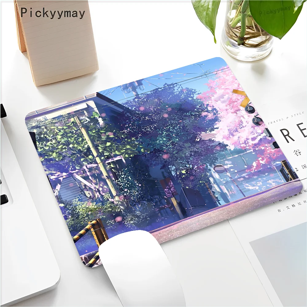 Anime Street Mousepad INS Tide Small Speed Version Game Computer Keyboard Office Table Mat Cheapest Cup Mats Deskpad Home Decor