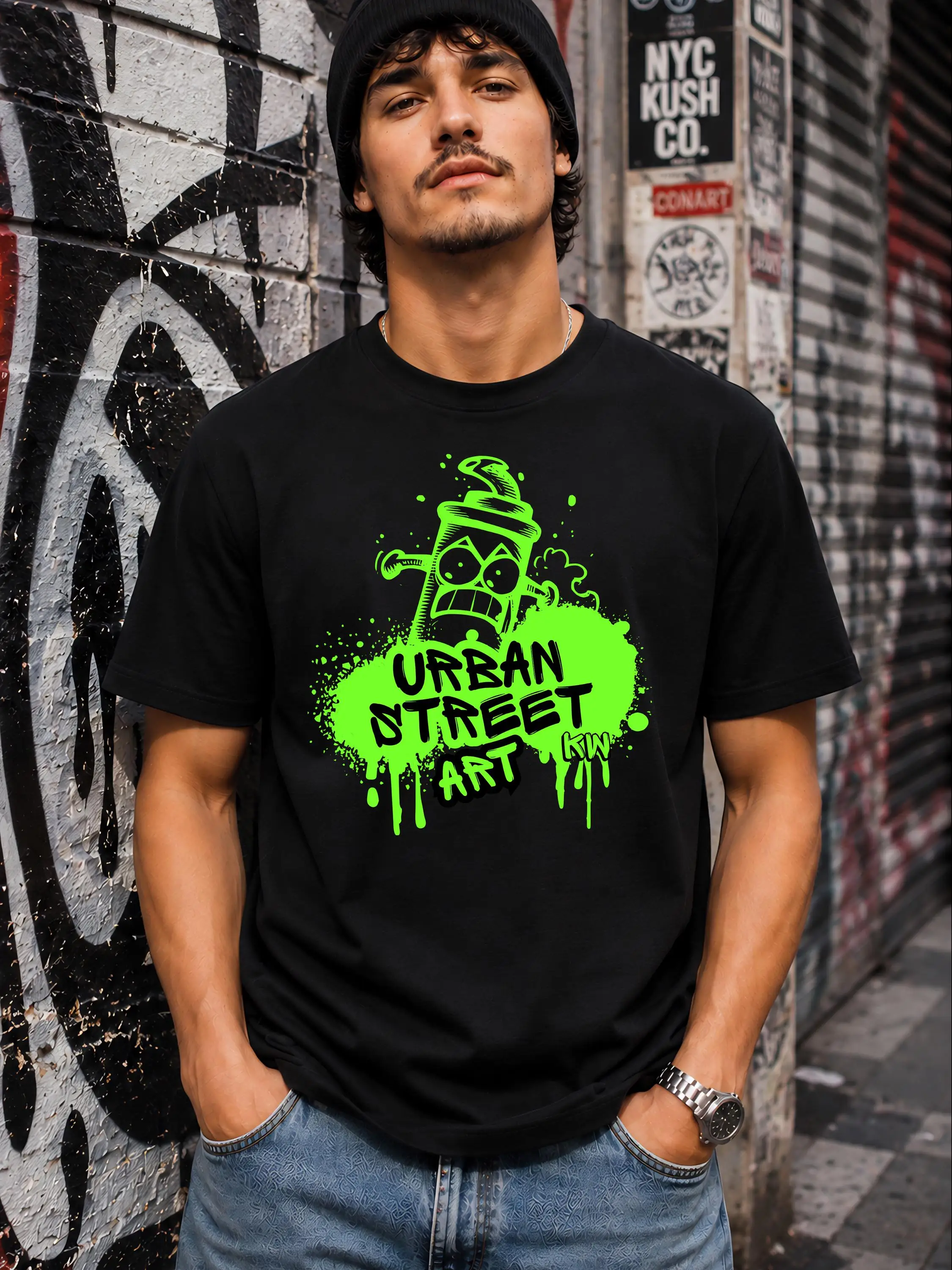 Street Fashion Graffiti - Graffiti Streetwear T-Shirt | Urban Organic