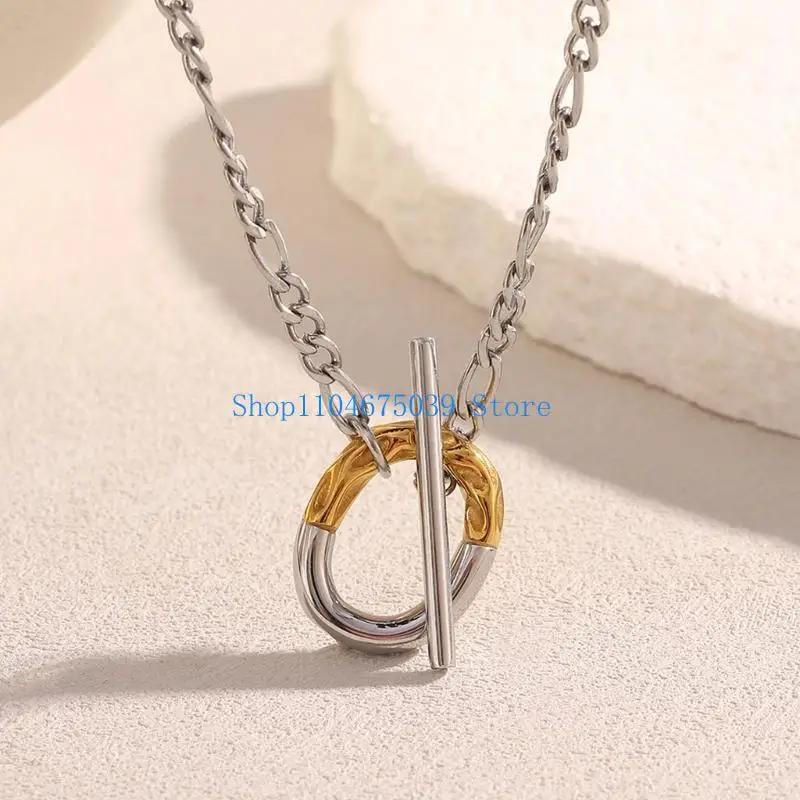 5ASD أنيقة نغمة قلادة مقاومة للماء مع مشبك OT آمن مثالي للحفلات #2