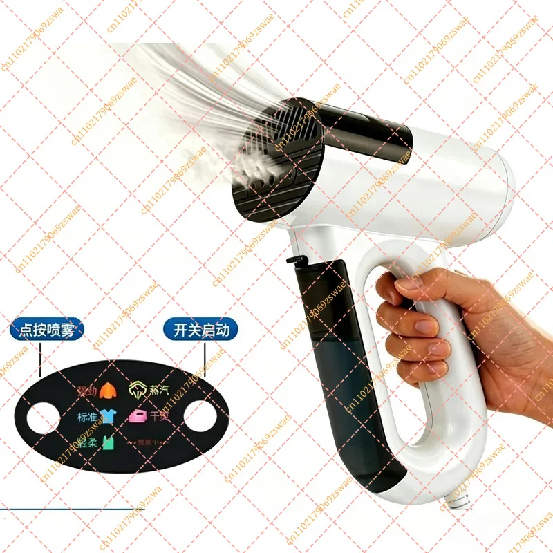 Portable Handheld Garment Steamer Mini Clothes Iron Fabric Wrinkle Remover Vacuum Suction Function Home Travel Use