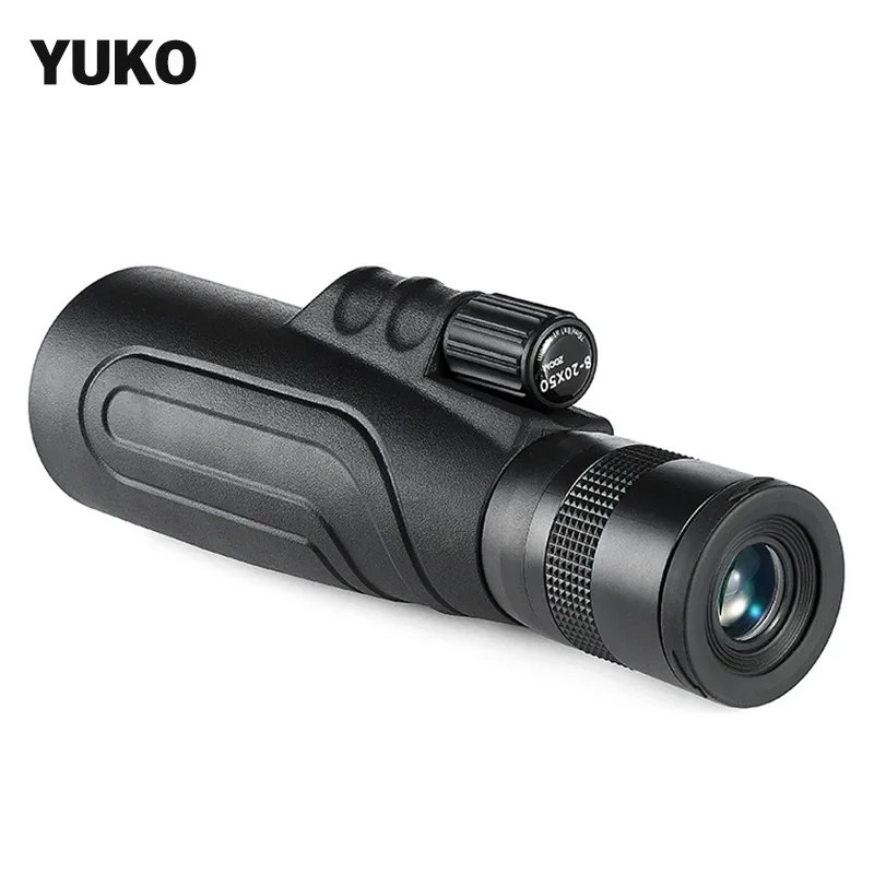 

New Single Telescope Zoom HD 8-20x50 Low Light Level Night Vision Outdoor Mobile Camera Glasses