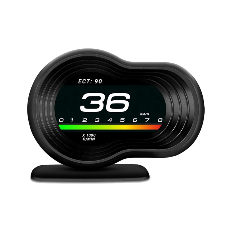 

HUD F9 OBD2 Digital Gauge Display Head Up Speed Monitoring With Acceleration Turbo Brake Upgrade Version