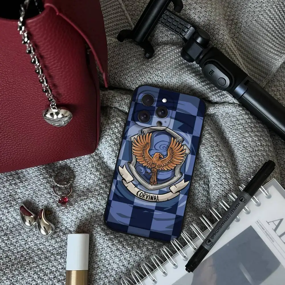 حافظة هاتف H-Harries P-Potter لهاتف آيفون 16 15 11 13 14 Pro Max 7 8 Plus X Xr Xs Max 12 حافظة لهاتف آيفون 16 15 11 13 14