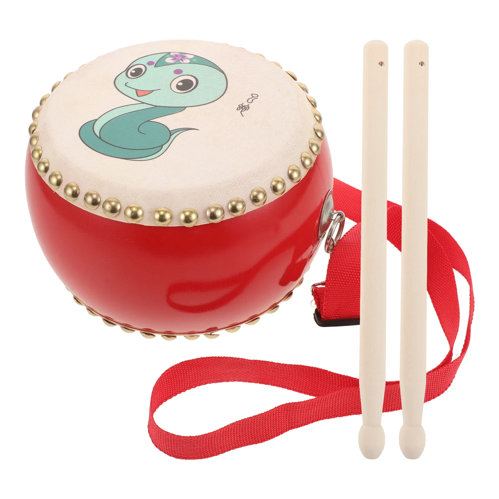Children Handheld Drum Set Durable Multifunctional Safe Reliable Early Learning Music Instrument Toddlers Kindergartens
