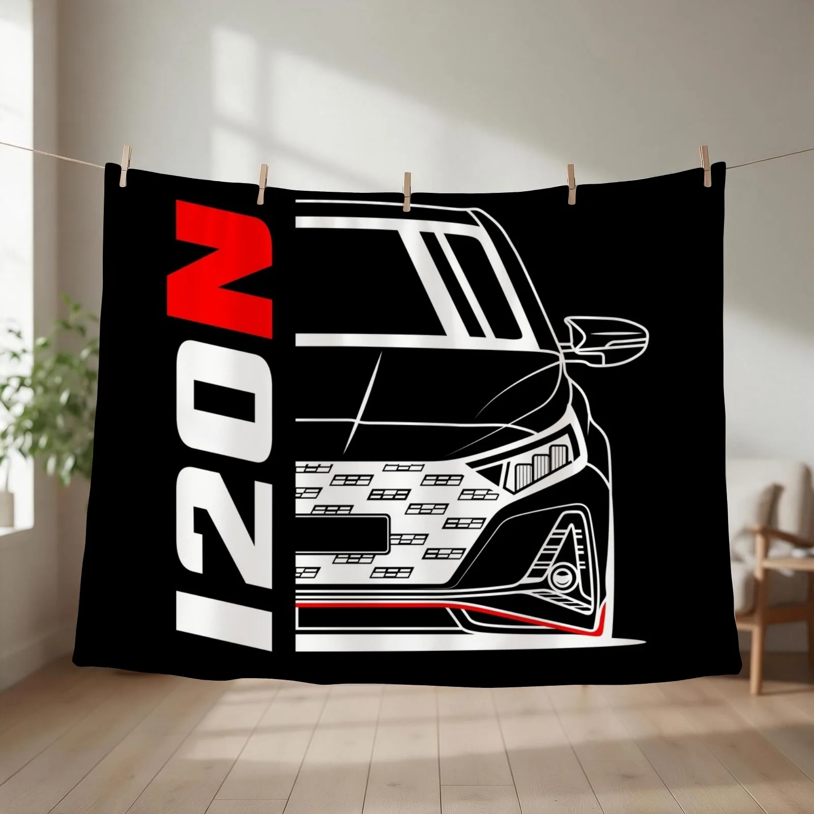 I20 N KDM Performance Throw Blanket couch cozy soft plush fuzzy picnic outdoor blanket