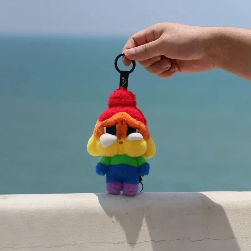 Reimpresión 1:1 Crybaby juguete de peluche colgante bolso escolar mochila Kawaii colgante llavero muñeca pequeña niña regalo de cumpleaños para niños