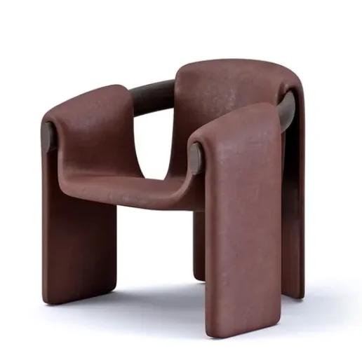 

Norse Modern Single Sofa Chair Simple Fabric Design For Hotel Club & Home Living Room Use Solid Wood Style For Apartment