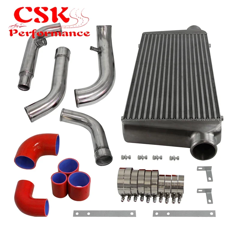 

Продуктивный бар и пластина из голого алюминия интеркулера с комплектом труб для Nissan 200SX Silvia S13 CA18DE CA18DET 1.8L 1989-1994 гг.