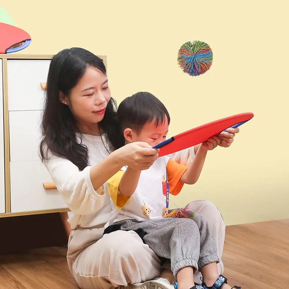 Interaktywna gra w rzucanie i łapanie piłką dla rodziców i dzieci, elastyczna płytka, zabawna piłka, łatwe do użycia rakietki, zabawka treningowa.