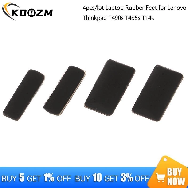 

4pcs/lot Laptop Rubber Feet For LenovoThinkpad T490s T495s T14s Gen1 Bottom Shell Rubber Pad Accessory Replacements