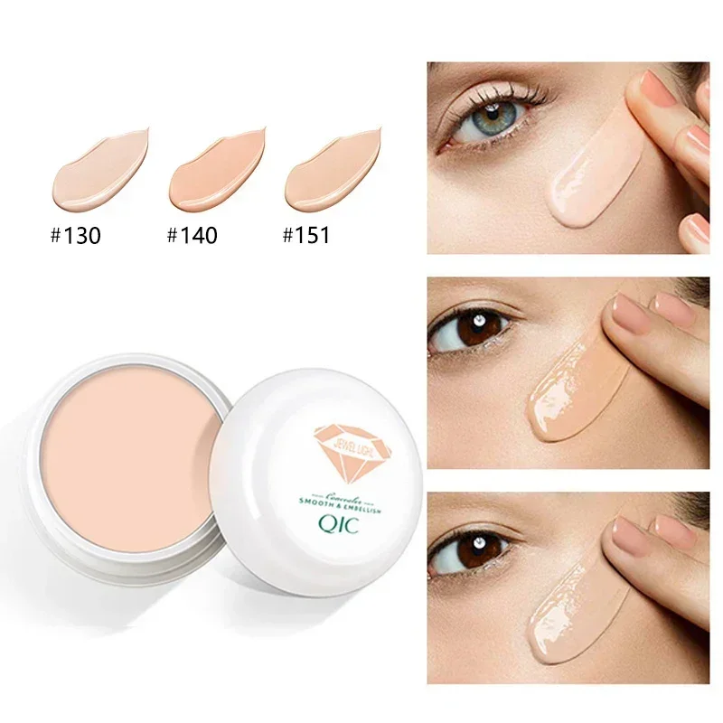 Heallor-corrector de alta cobertura, cubierta antiojeras, pecas, Base impermeable de larga duración, BB Cream Para Base de maquillaje facial