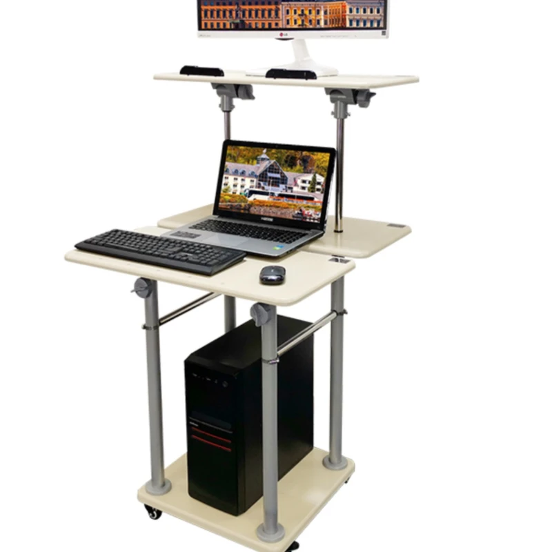 

Standing computer desk Standing computer lifting desk mixer protecting cervical and lumbar vertebra live table