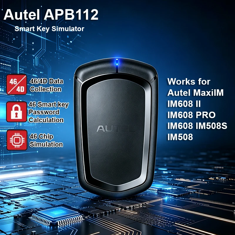 AUTEL APB112 Smart Key Simulator Works for Autel MaxiIM IM608 II IM608 PRO IM608 IM508S IM508