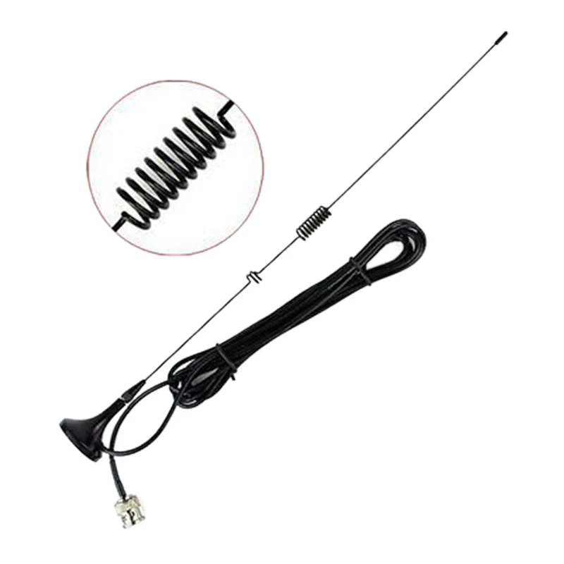 Antena UT-106UV BNC de doble banda U + VHF para Radio ICOM YAESU Kenwood BAOFENG, 2 unidades