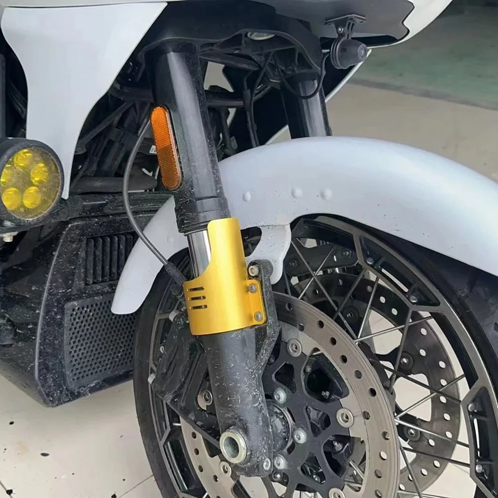 

Motorcycle Front Fork Guards Dust Protection Lower Fork Leg Deflector Shield For Touring CVO Road Glide ST