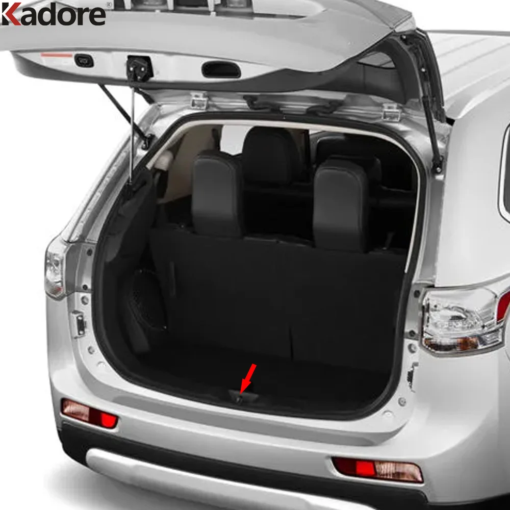 Heckklappen-Stoßstangenabdeckung für Mitsubishi Outlander 2013-2015 2016 2017 Stahl-Heckklappen-Türschwellenschutz Zubehör.