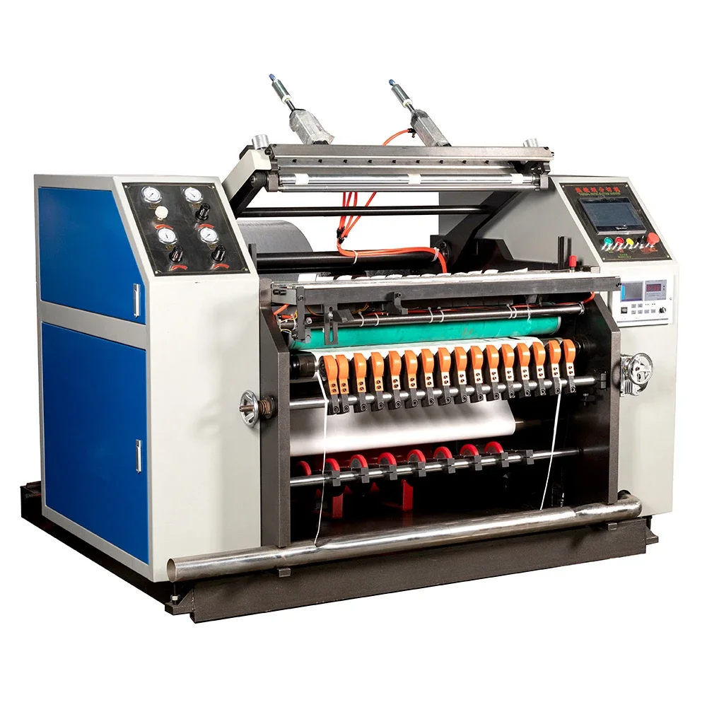 Hight Quality Roll to Roll ATM Receipt Cash Register Paper  Thermal Paper Slitting Machine for Slitting Machine