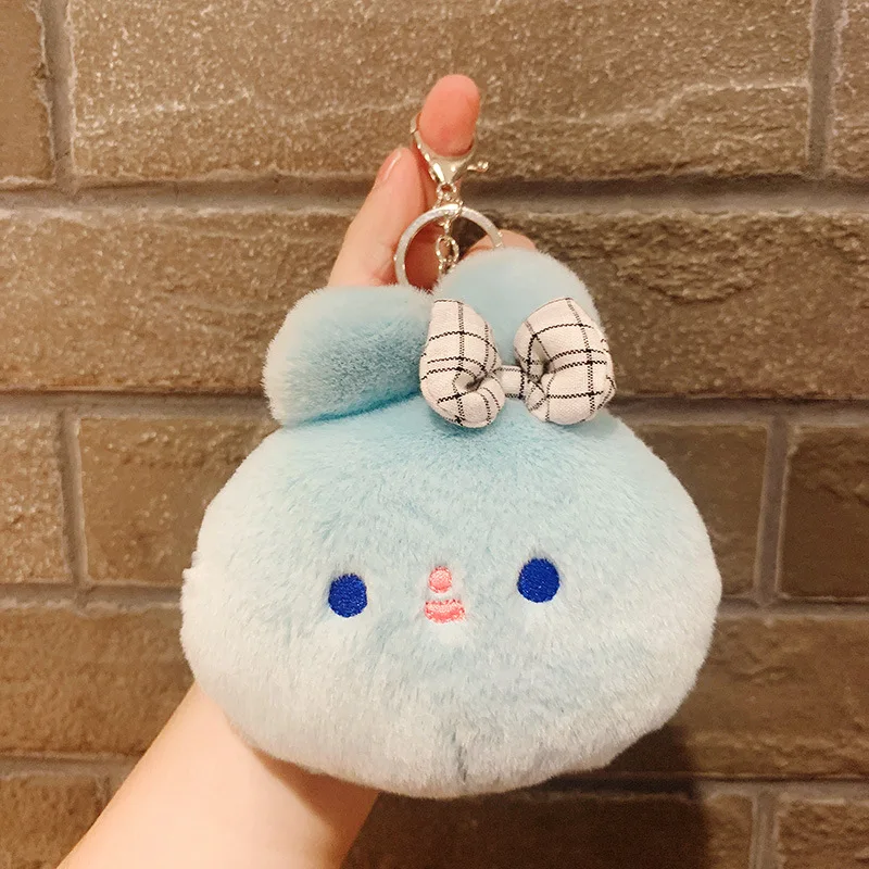 Creative Mini Plush Rabbit Coin Purse Children's Cute Small Bag Charm Storage Bag Schoolbag Charm Keychain Gifts For Girls