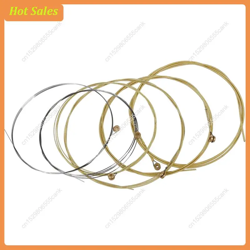 AA05 Set 24 Metal Strings For Acoustic Guitar 1 Meter 1M New